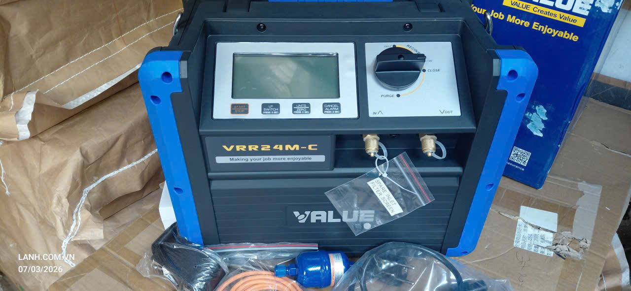 Thiết bị thu hồi môi chất lạnh Value Model: - Ảnh 3