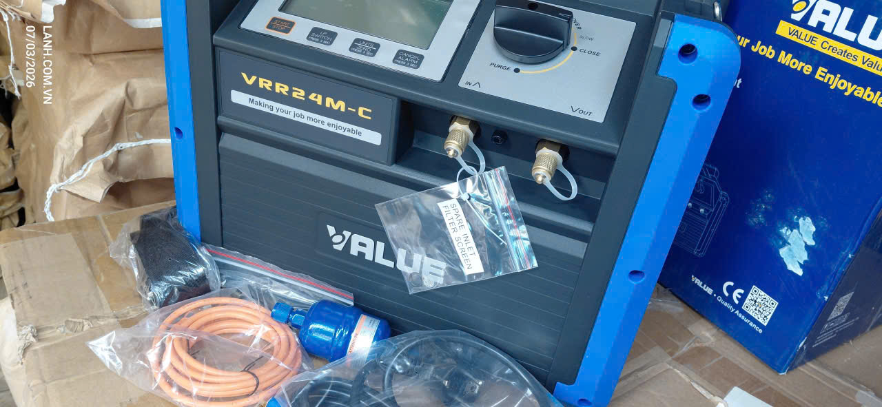 Thiết bị thu hồi môi chất lạnh Value Model: - Ảnh 4